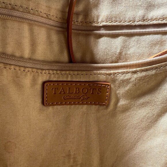 Talbots Medium Straw Tote With Leather Handles  Durable Design Ideal For Carryin - Picture 4 of 7